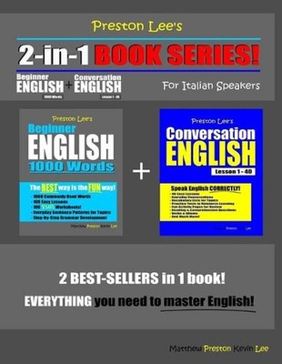 Preston Lee's 2-in-1 Book Series! Beginner English 1000 Words & Conversation Eng