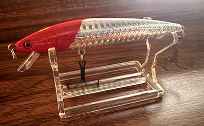 Shimmering Red Head ''Bandit/Rapala/Bomber Style'' Walleye 4'' Shallow Diver