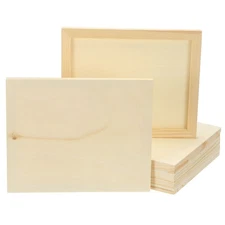 7.5 x 9 Inch Wooden Canvas Panels, 8pcs Unfinished Wood Craft Painting Board