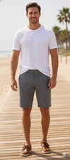 O'Neill Men  s Reserve Heather Hybrid Shorts - Size 34 - Gray Quick-Dry