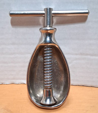 Vintage - HMQ - Nut Cracker - Metal - T-Bar - Screw Handle - 1940's - USA Made