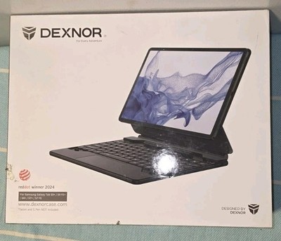 Dexnor Galaxy Tab S10+/S9+/S9 FE+/S8+/S7+/S7 FE Keyboard Case   New, Open Box