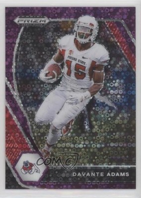2021 Panini Prizm Draft Picks Purple Circles Prizm 11/50 Davante Adams #49 n0c