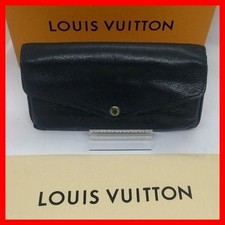 LOUIS VUITTON Empreinte Portefeuille Sarah Noir M61182 Long Wallet Excellent