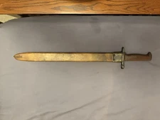 RARE ORIGINAL US LATE WW1 M1905 BAYONET AND SCABBARD MADE BY SA IN 1921