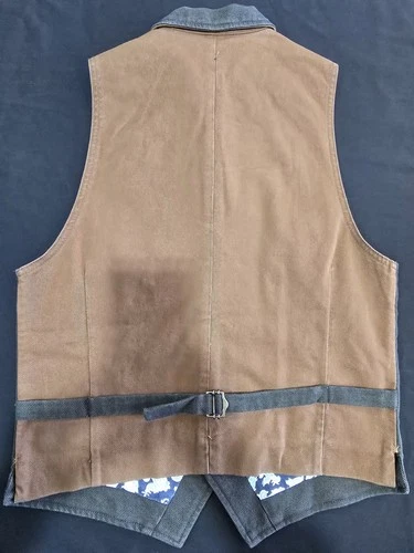 Garry's Earth Vest Handcrafted Made In Italy Size M Cod.36 image 12