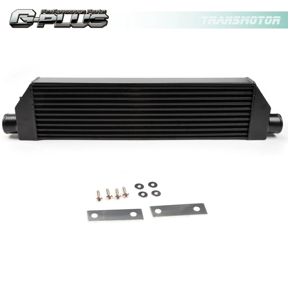 Ajuste para Volkswagen Golf R GTI MK7 actualización doble intercooler + kit de manguera negro Foto 3 de 4