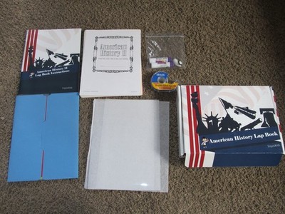 INQUISIKIDS American History 2 Lap Book Boxed Set -Some is USED-READ Sonlight