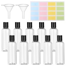 10 Pcs 100ml Travel Bottles for Toiletries, tTravel Toiletry Transparent