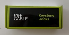 TRUE CABLE 6 Pieces Cat6A Unshielded Toolless Keystone Jack