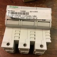 Littlefuse LFPSJ303.Z Power-Gard,Power-Safe Fuse Holder 30A 600V 3-Pole (new)