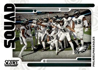 2022 Panini Score Squad Philadelphia Eagles #S15 Celebration Card