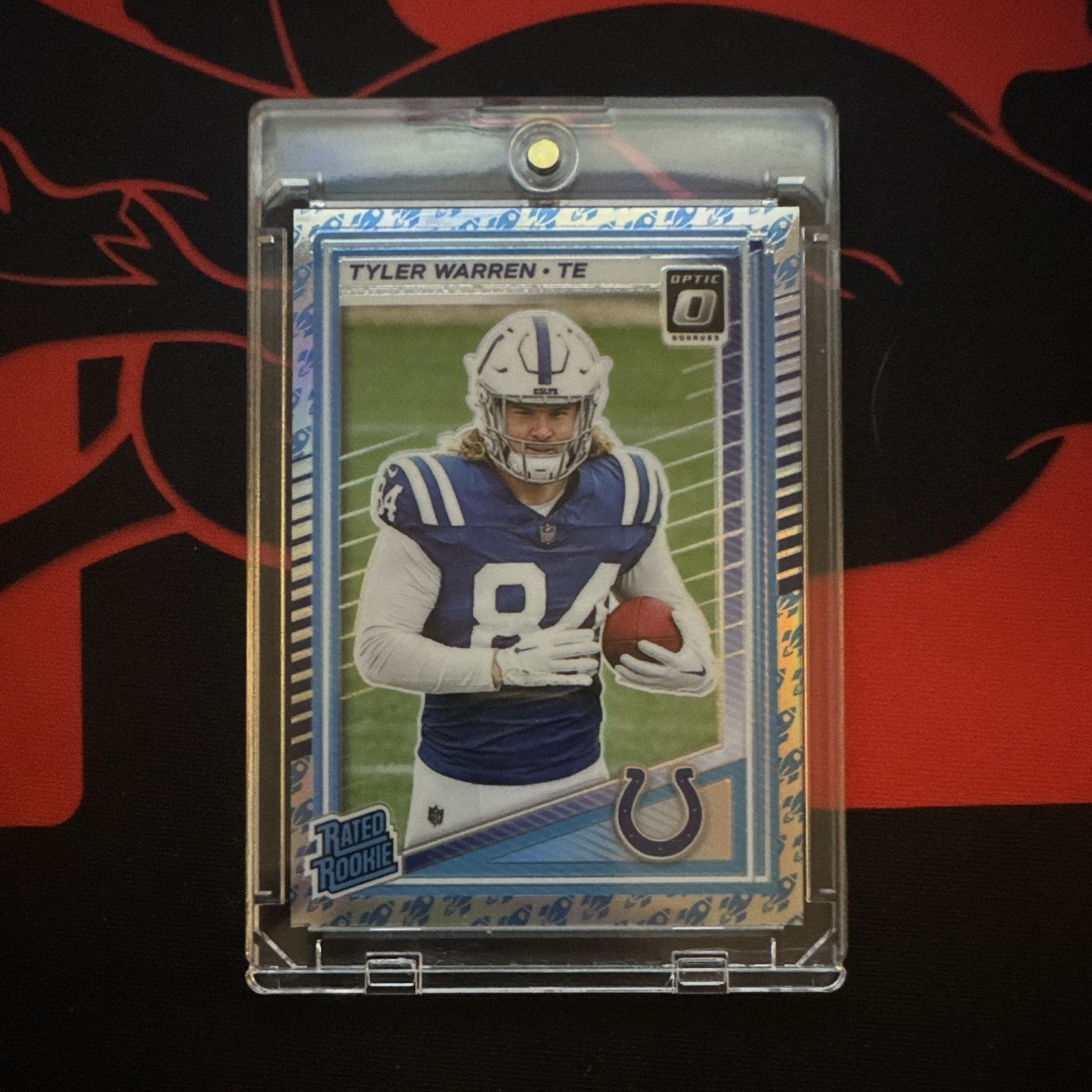 Panini 2025 Donruss Optic Tyler Warren Rated Rookie #234 Colts Rocket Emoji