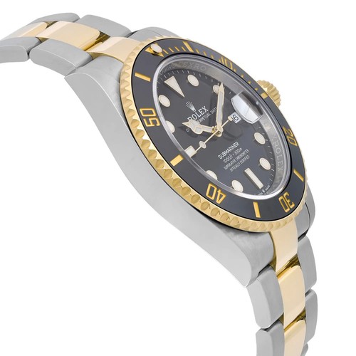 Rolex Submariner Date 41mm 18K Yellow Gold Steel Black Dial Men Watch 126613LN - Picture 4 of 6