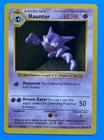 Haunter 29/102 Shadowless Base Set Pokemon Card WOTC Vintage LP