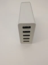 USB charger 5 Port 5V 8A universal mobile phone tablet white CE FCC RoHs