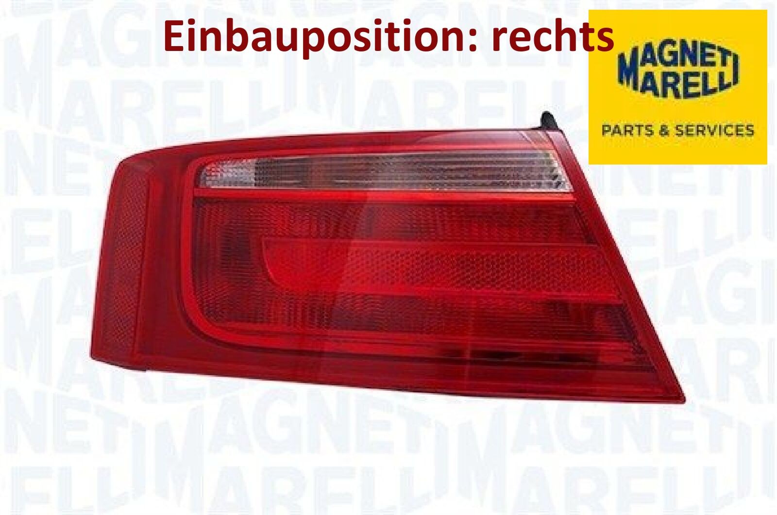 Für MAGNETI MARELLI 714027110802 REAR LAMP COMBINATION EXTERIOR RIGHT PAUDI A5 - Bild 3