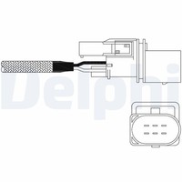Lambdasonde Sensor Abgassteuerung Delphi ES11015-12B1 FüR 8Z0 A2 Golf VW Fabia 1
