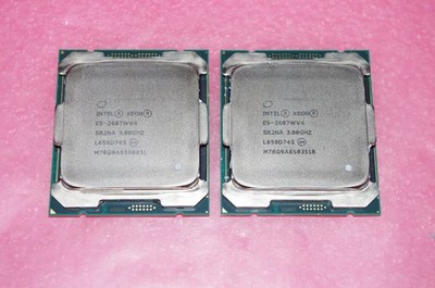 MATCHED PAIR 2 x Intel Xeon E5-2687W V4 3.00GHz BASE CPUs SR2NA GRADE A USA SELR