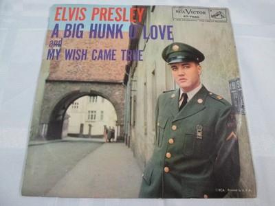 Elvis Presley - A Big Hunk o' Love 7'' 1959 - 47-7600 w Picture Sleeve NM/VG+
