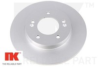 2X Bremsscheibe NK 313470 2 Bremsscheiben Hinterachse Hinten