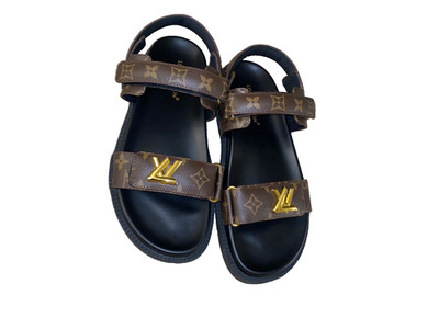 Louis Vuitton  Stellar sandals, Brown, 44, New