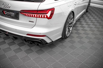Maxton Design Diffusor Flaps passend für Audi A6 S-Line / S6 C8 / C8 FL schwarz