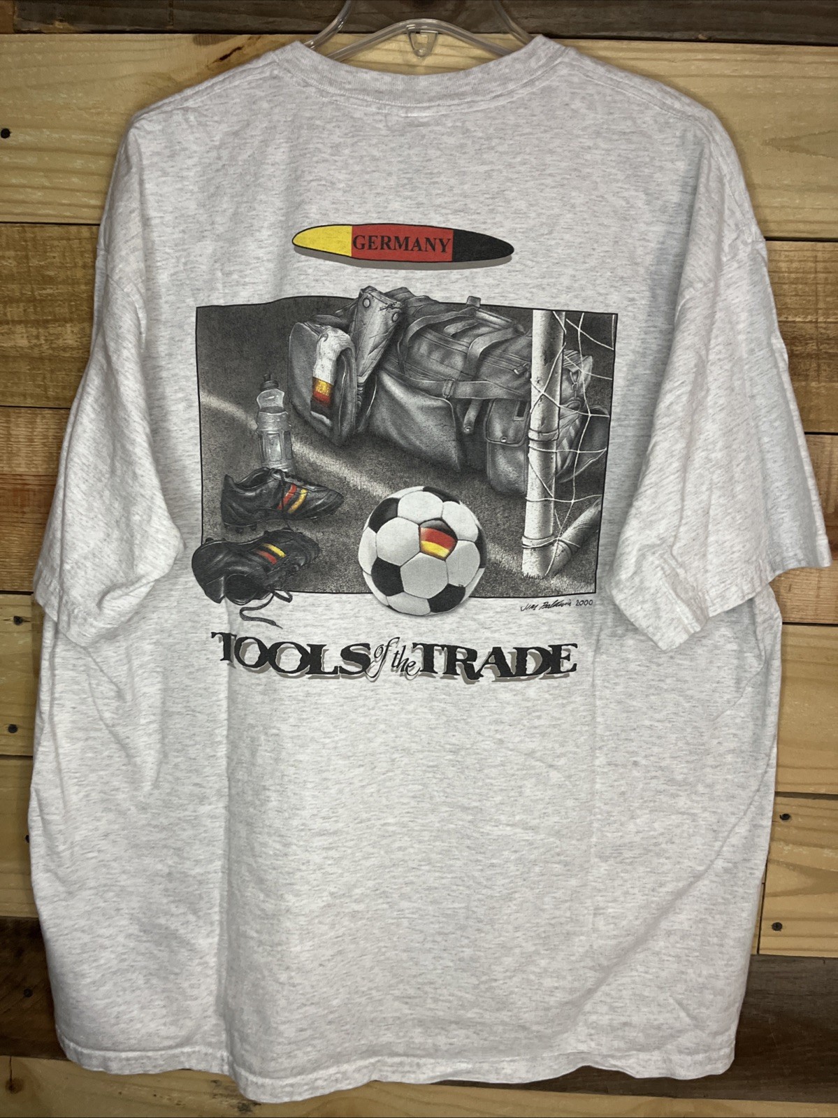 Vintage 2000 Y2K Germany Soccer Tools Of The Trade World Cup Size XXL