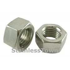 Stainless Steel Hex Nuts 18-8 Pick a Size from  2-56 to 1 inch