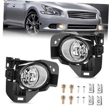 Fog Light Assembly for 2009 2010 2011 2012 2013 2009-2014 Nissan Maxima Clear
