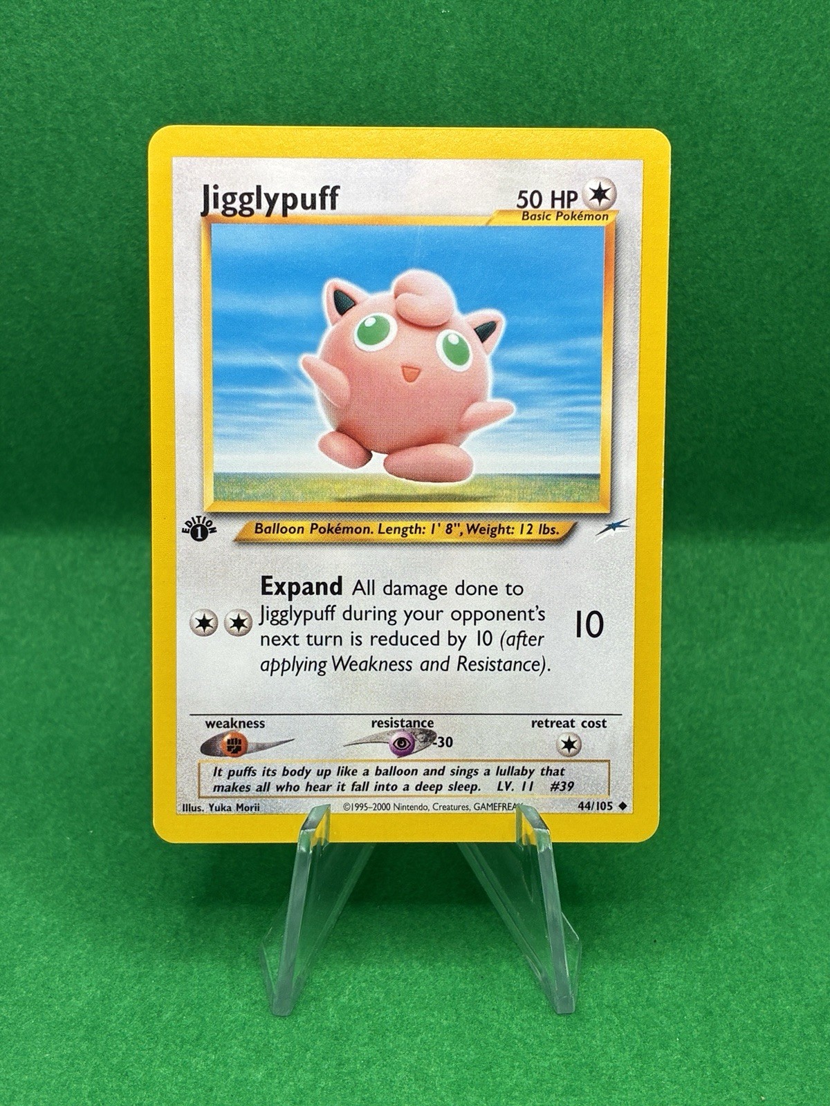 Pokémon 2002 Neo Destiny 1st Edition Jigglypuff 44/105 NM