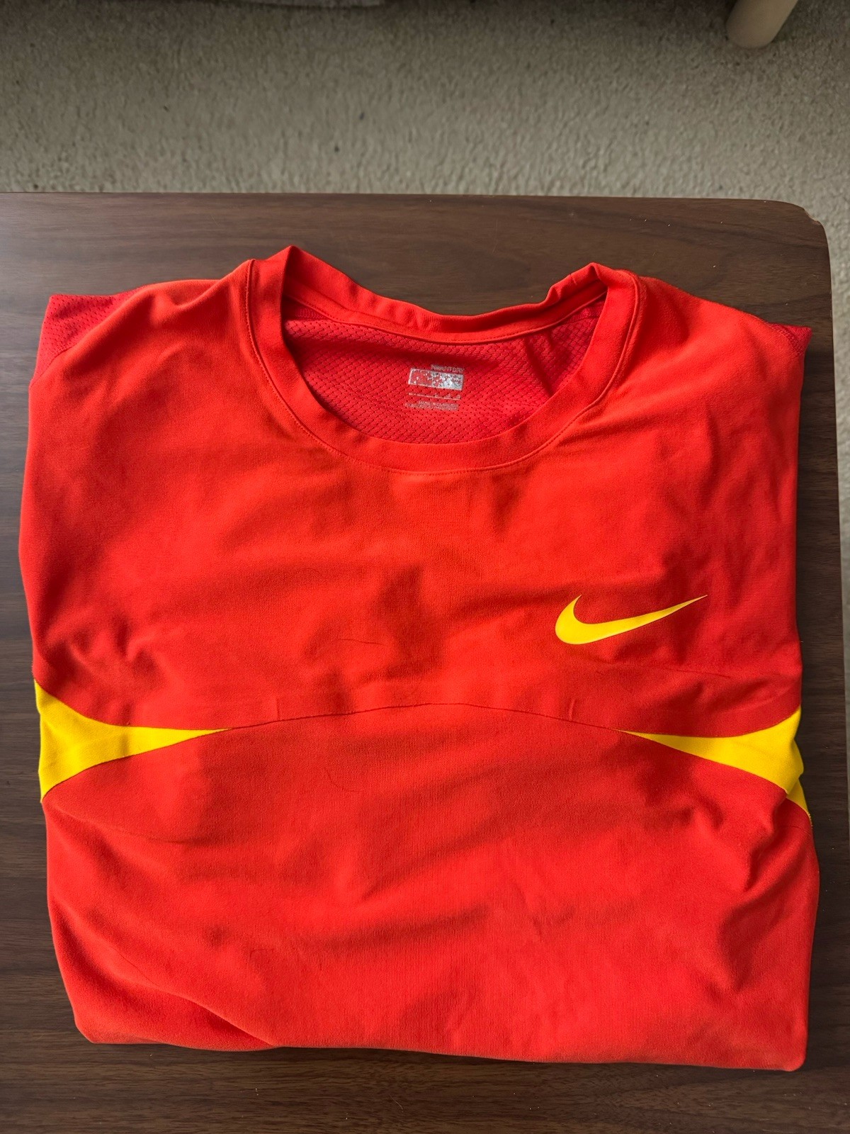 Rafa Nadal 2008 Spain Gold Medal Olympic NIKE top L image 2