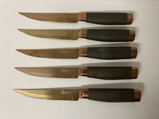Hampton Forge Skandia En Iso 8442-1 N Set of 5 Steak Knives Titanium Enforced