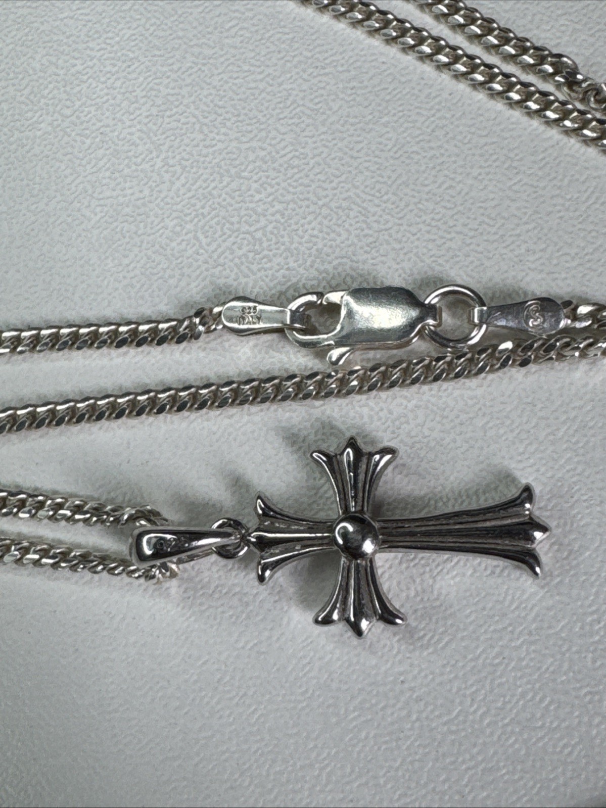 925 Sterling Silver Solid Cuban Chain 22inch 2mm … - image 4