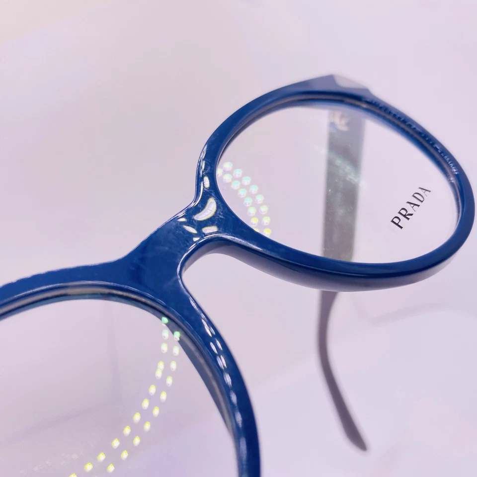 Prada Authentic Eyeglass Frames VPR 01T TFM-1O1 53 [] 18 140 MM Blue Grey - Image 4 of 4