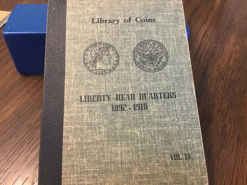 Barber Quarter Set Album with 12  Barber Quarters