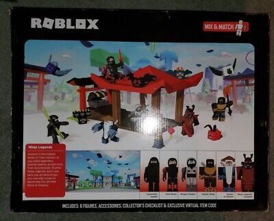  Roblox Action Collection - Ninja Legends Deluxe Playset  [Includes Exclusive Virtual Item] : Toys & Games