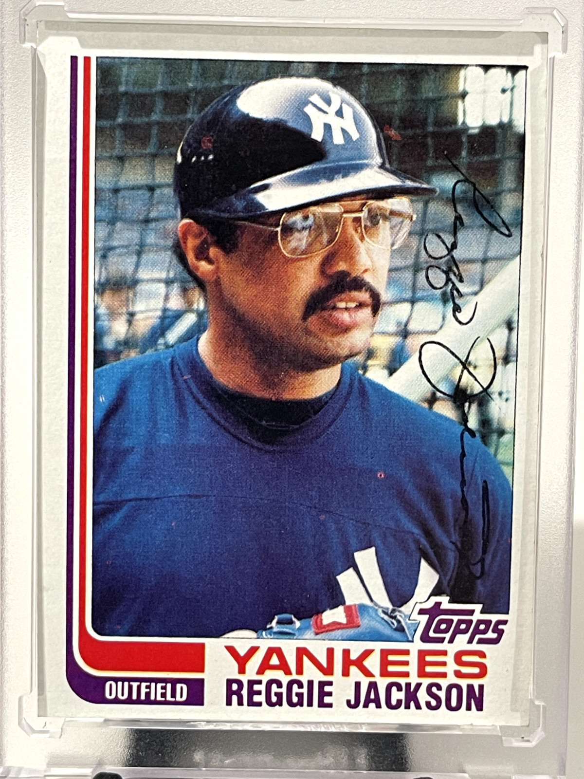 1982 Topps Reggie Jackson #300 New York Yankees