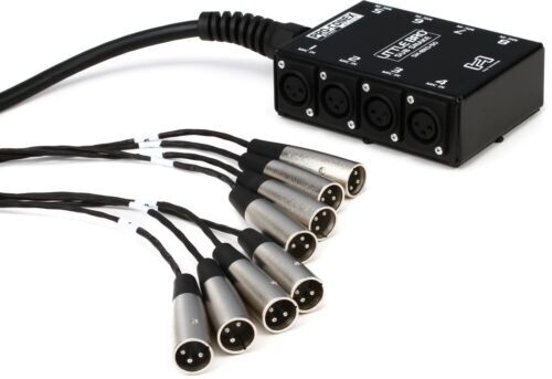 ProX XC-SB8XLR2CAT25 25 FT XLR Stage Recording Extension Box Snake