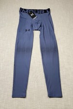 Under Armour HG Compression Tights Medium Mens Gray Black Heat Gear