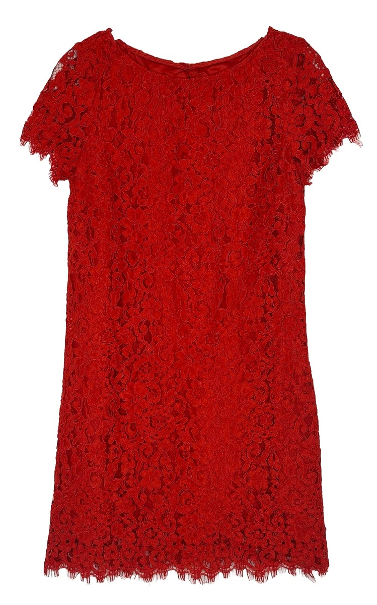 wine lace cocktail dress Mesina Lace Dress main image 1