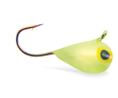 Acme Pro Grade Tungsten Jig - Glow - Size 4 - #10 Hook - TWO per pack