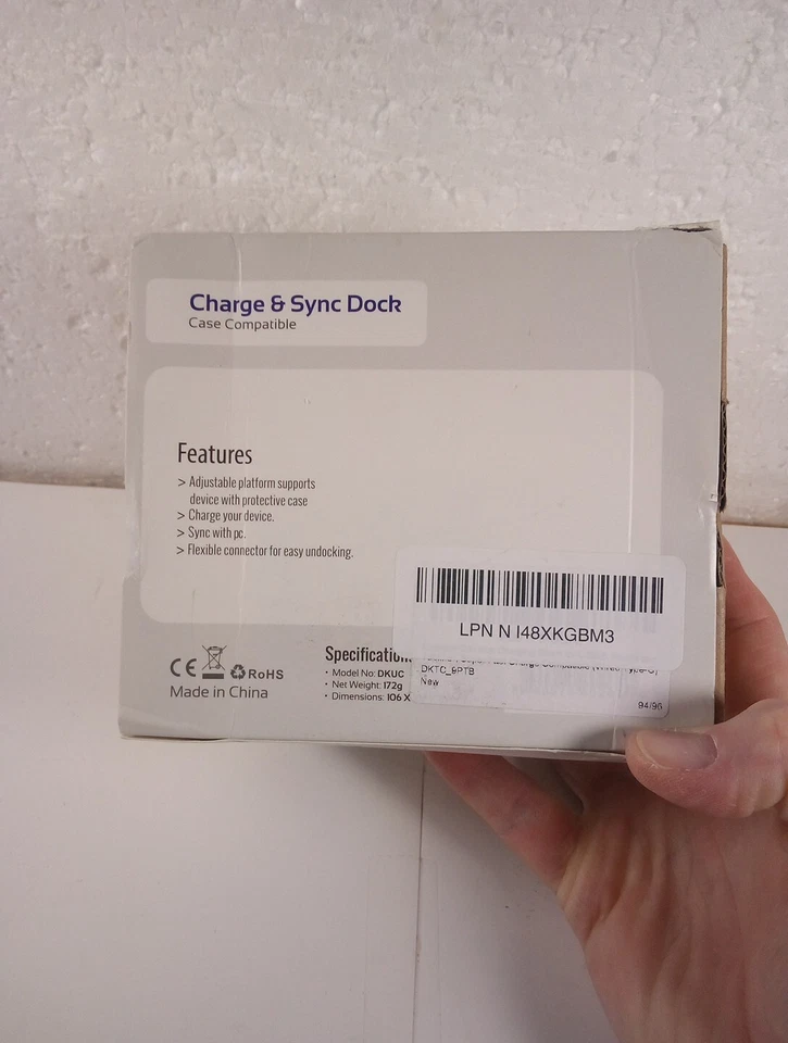 Encased Charge & Sync Dock Case Compatible with LG G6 and USB-C Devices - Image 3 of 4