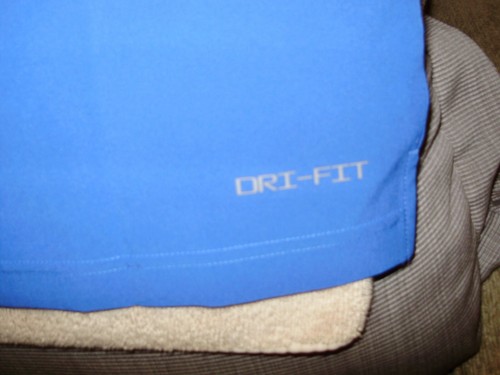 NIKE Dri-Fit Coaches Sideline DV6749-481 Blue White Golf Polo Shirt Men's Medium - Picture 8 of 10