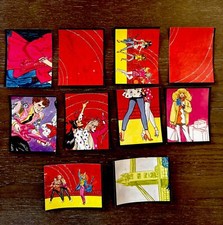 Lot C 10ct 1986 Barbie Mattel Panini Italy Album Sticker Trading Card Lot