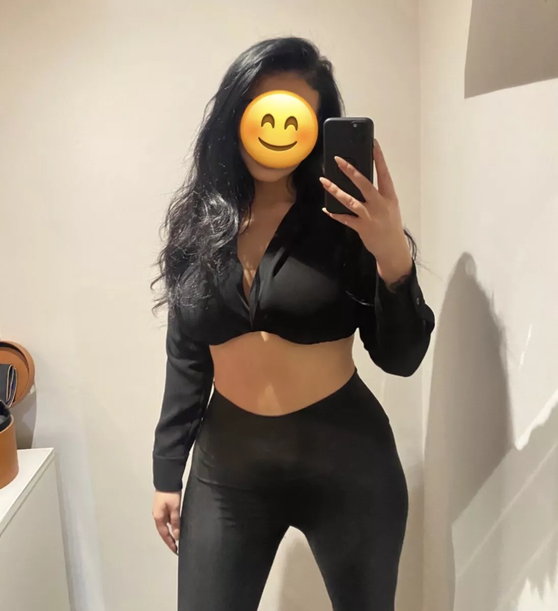 Black disco leggings