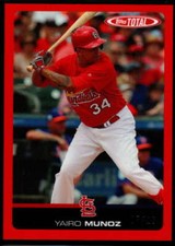 Yairo Munoz 2019 Topps Total Red #129 /15 Cardinals 