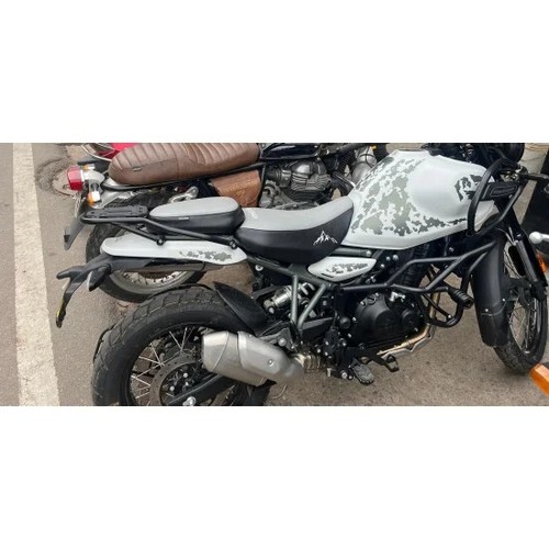 Sahara Seats Royal Enfield Himalayan 450 Cushion Seat Cover with Embroidery - Picture 4 of 5