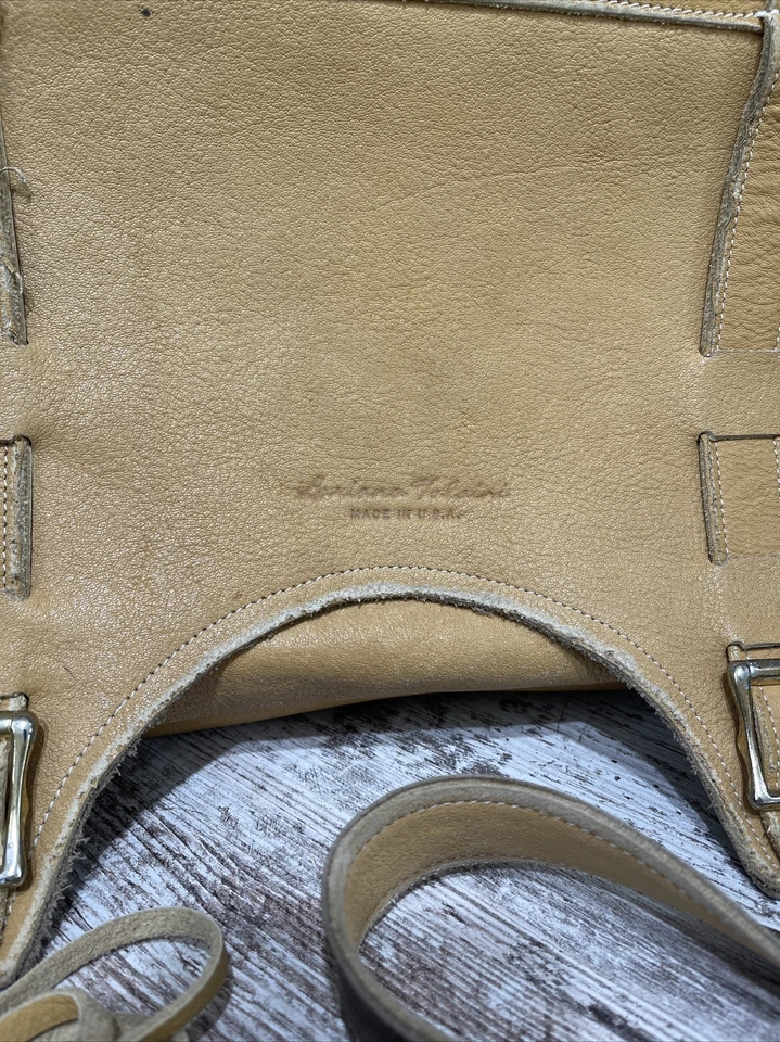 Bolso Bandolera de Cuero Loriano Tolaini Cartera Bolso Sillín Hecho a Mano EE. UU. Foto 2 de 4