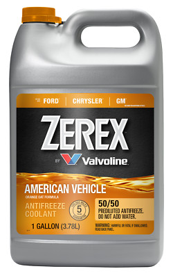 Zerex American Vehicle 50/50 Prediluted Antifreeze 1 GA
